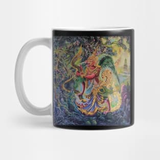 Garuda fighting snake Mug